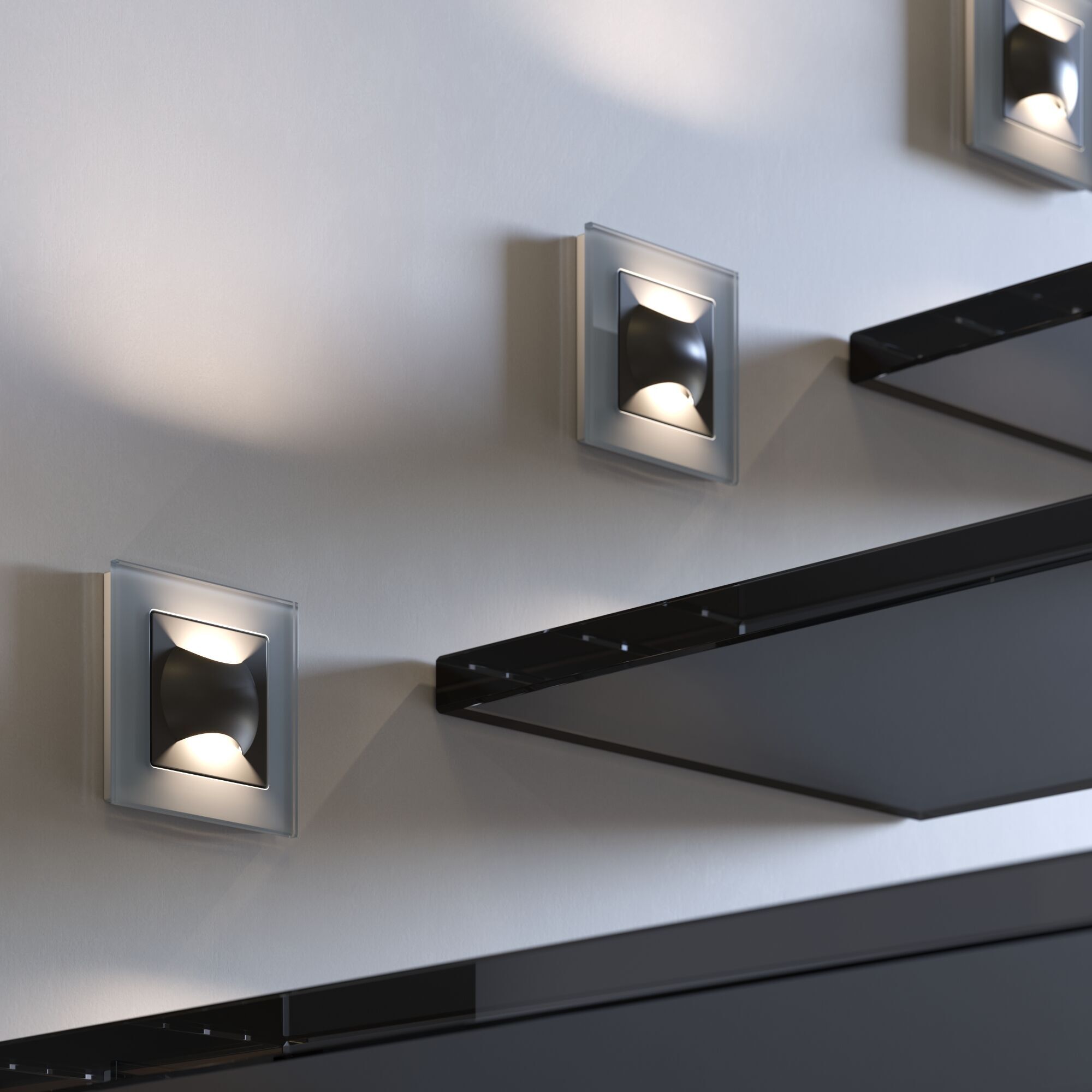 Встраиваемая LED подсветка МУН черный матовый W1154508 Werkel Встраиваемая LED подсветка МУН черный матовый W1154508 Werkel
