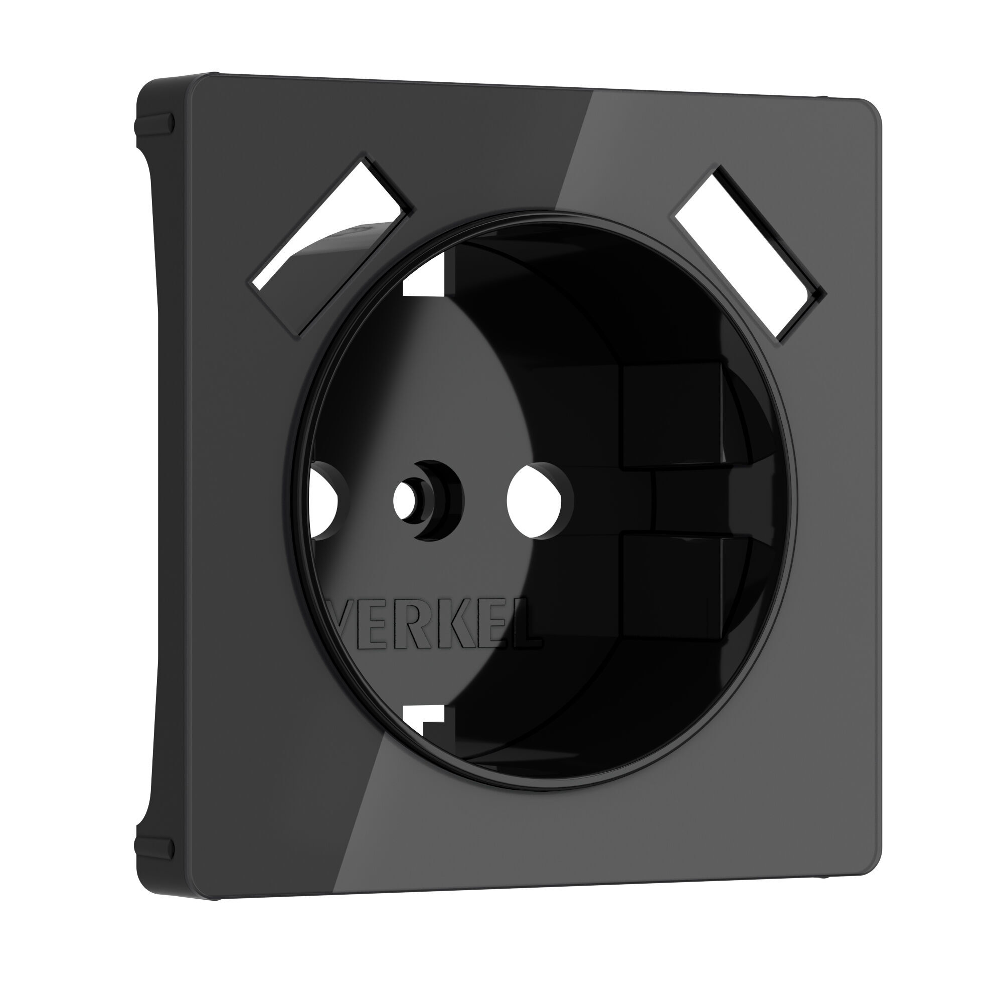 Накладка для розетки USB черный акрил W1179548 Werkel