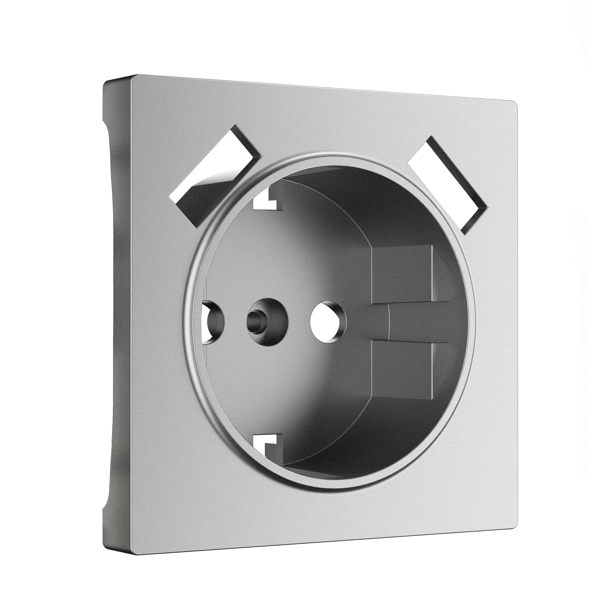 Накладка для розетки USB серебряный матовый W1179565 Werkel