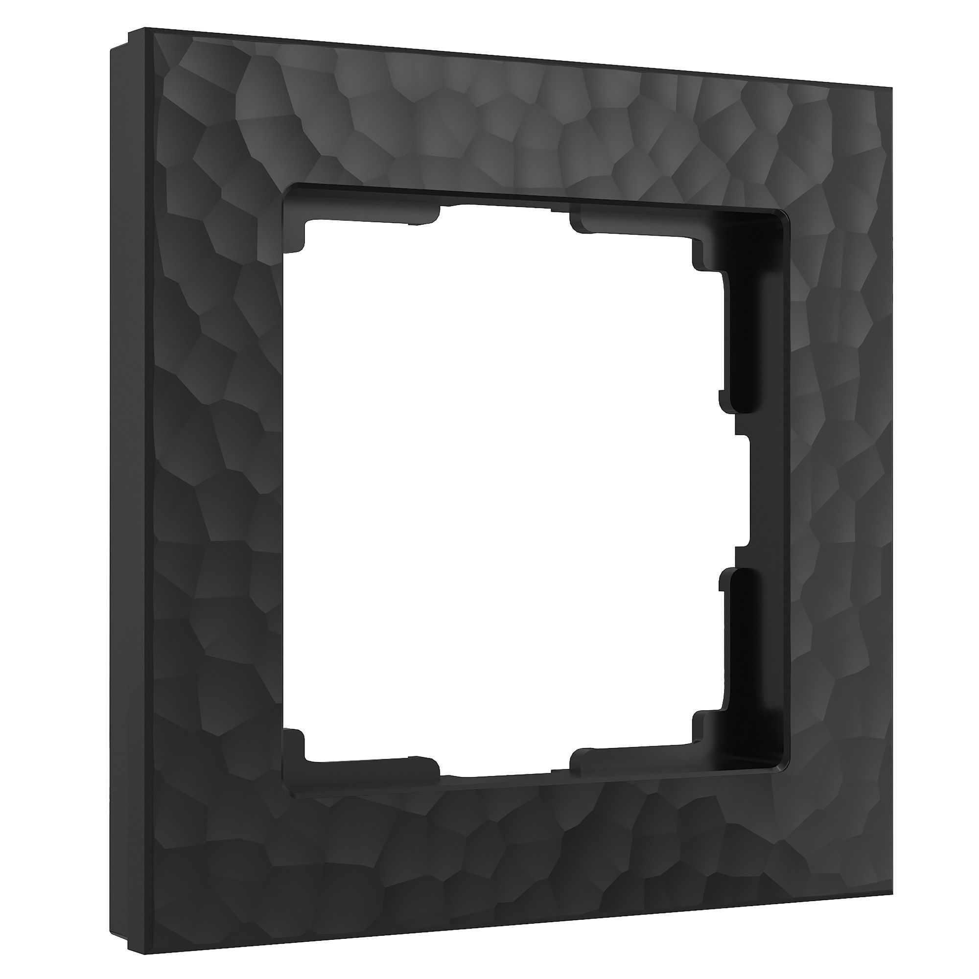 Рамка из поликарбоната на 1 пост Hammer черный W0012408 Werkel