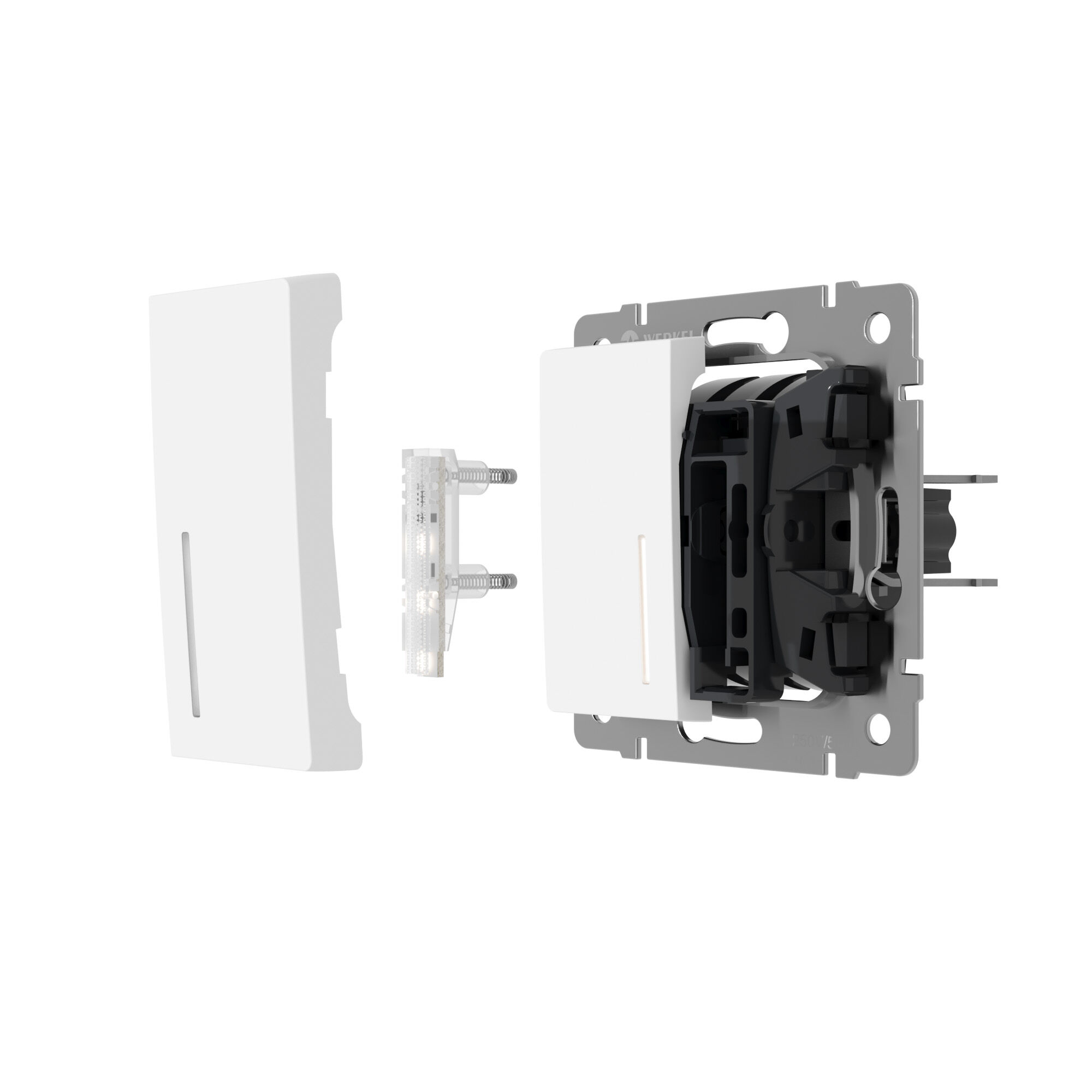 Блок LED подсветки для выключателя 10 шт. (белый) W8020101 Werkel Блок LED подсветки для выключателя 10 шт. (белый) W8020101 Werkel