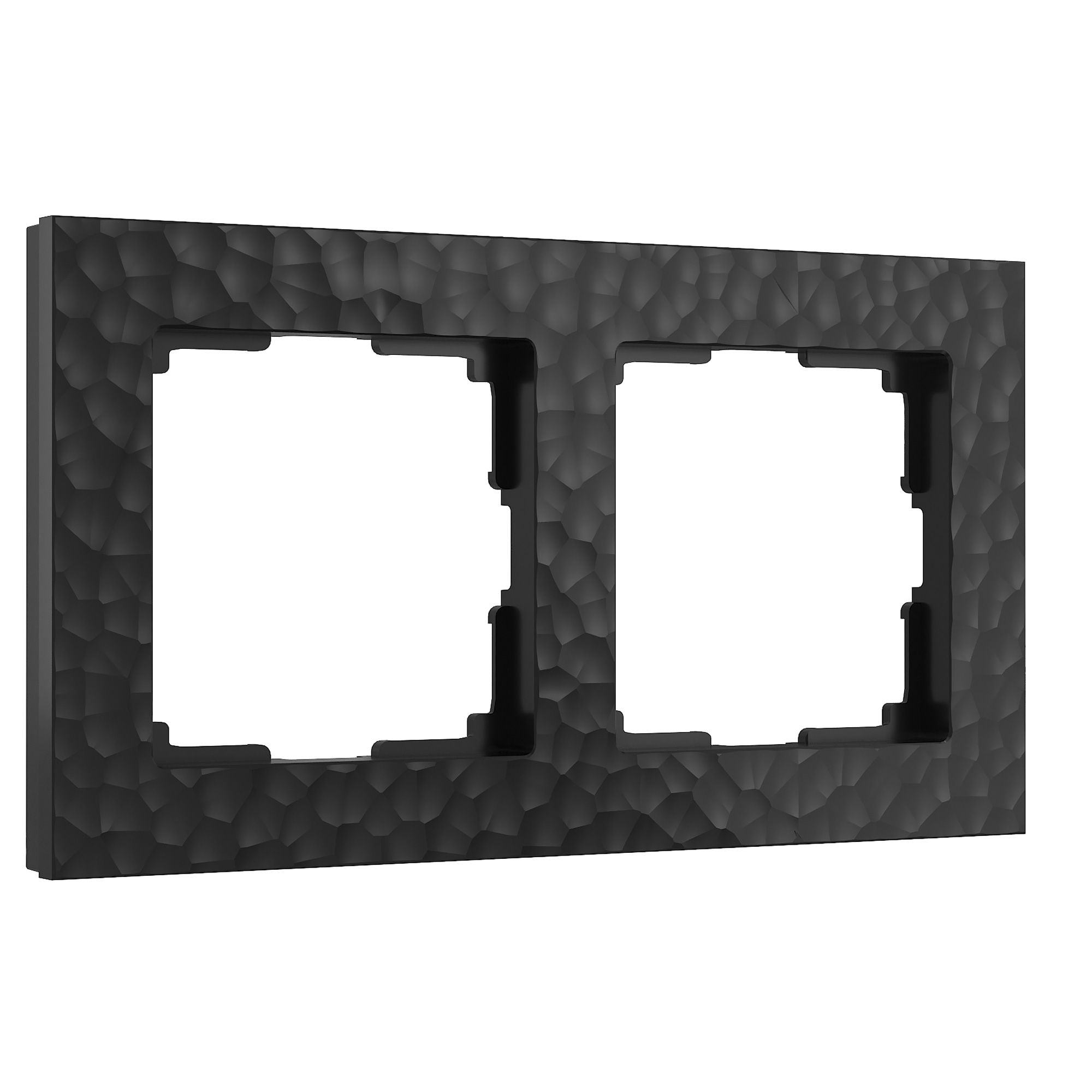 Рамка из поликарбоната на 2 поста Hammer черный W0022408 Werkel