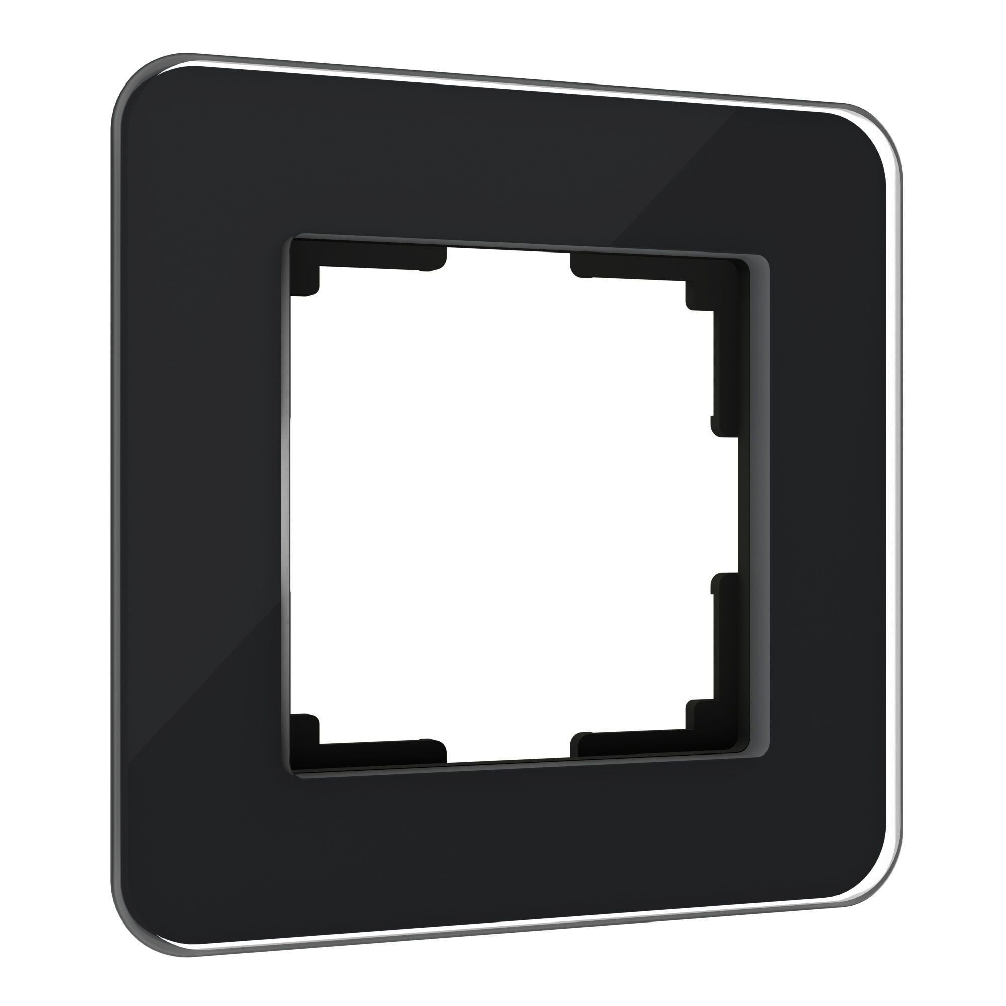 Рамка из стекла на 1 пост Elite черный W0012448 Werkel