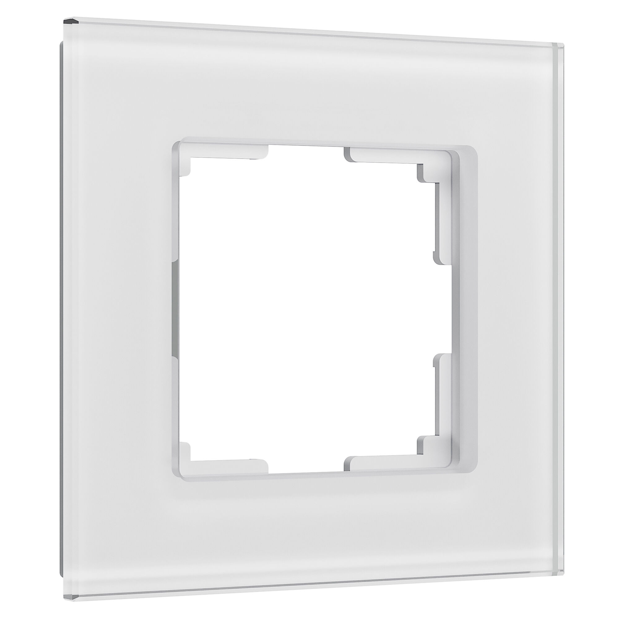 Рамка из стекла на 1 пост Senso белый soft-touch W0013101 Werkel