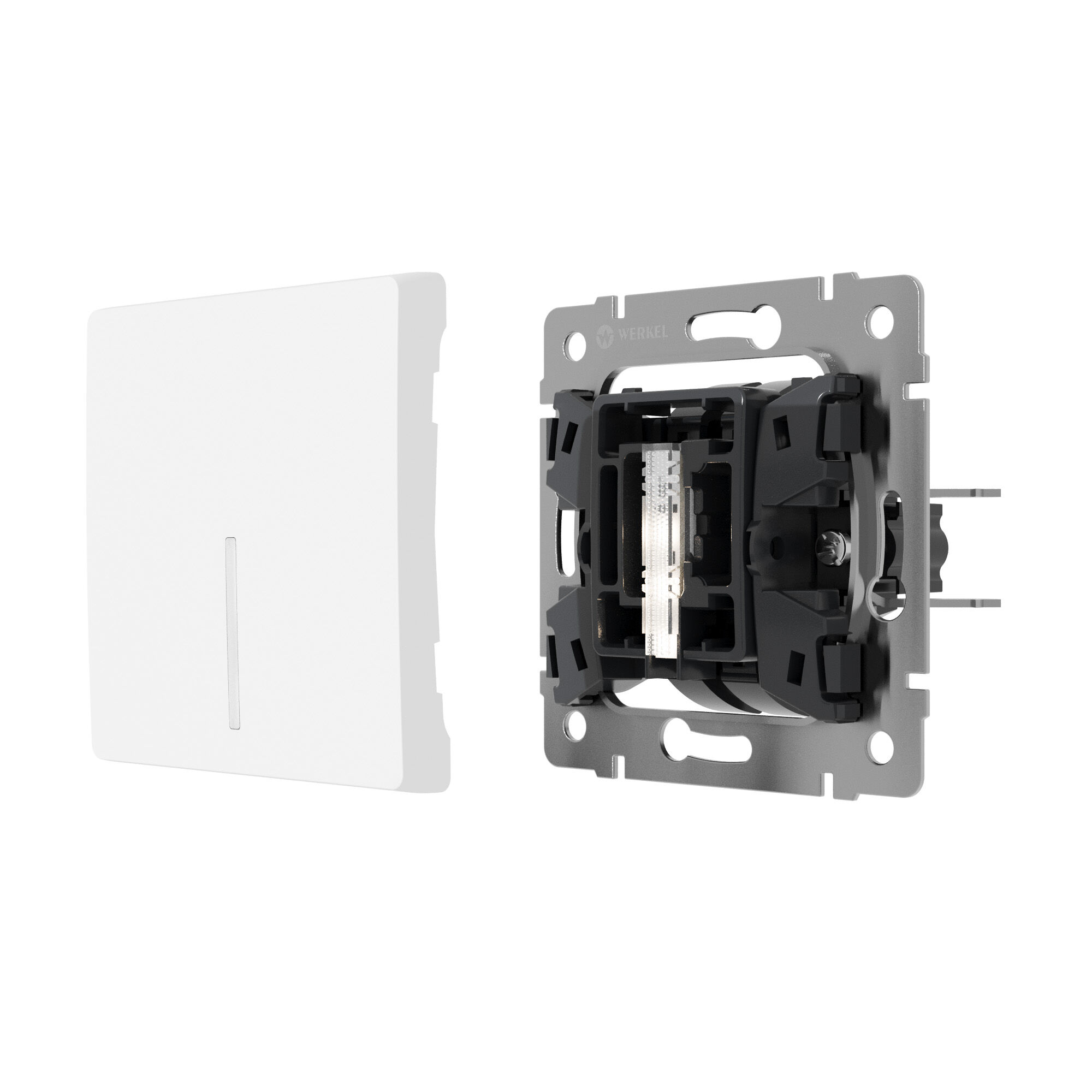 Блок LED подсветки для выключателя 2 шт. (белый) W8010101 Werkel Блок LED подсветки для выключателя 2 шт. (белый) W8010101 Werkel