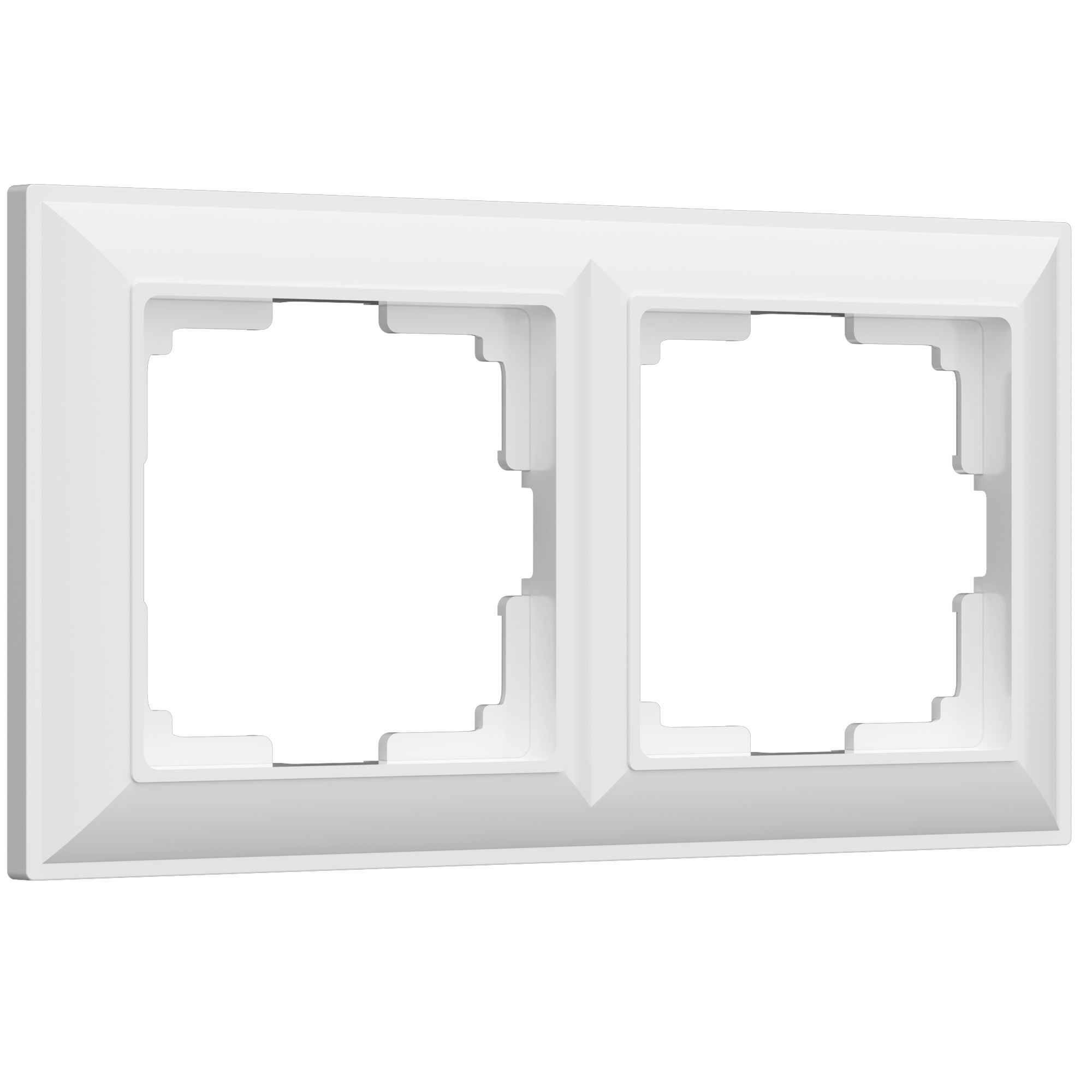 Рамка из пластика на 2 поста Fiore белый W0022201 Werkel