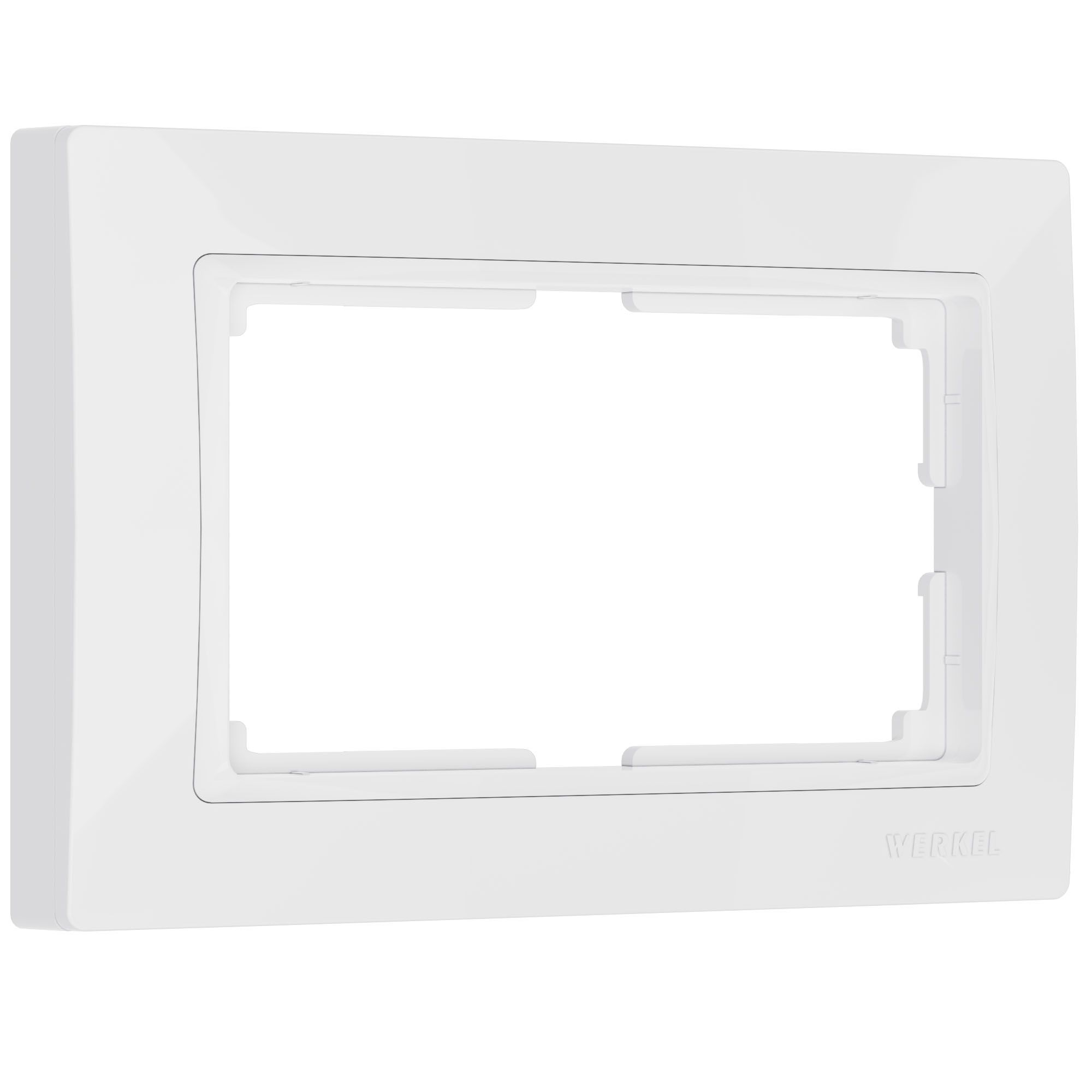 Рамка из поликарбоната для двойной розетки Snabb Basic белый W0082001 Werkel