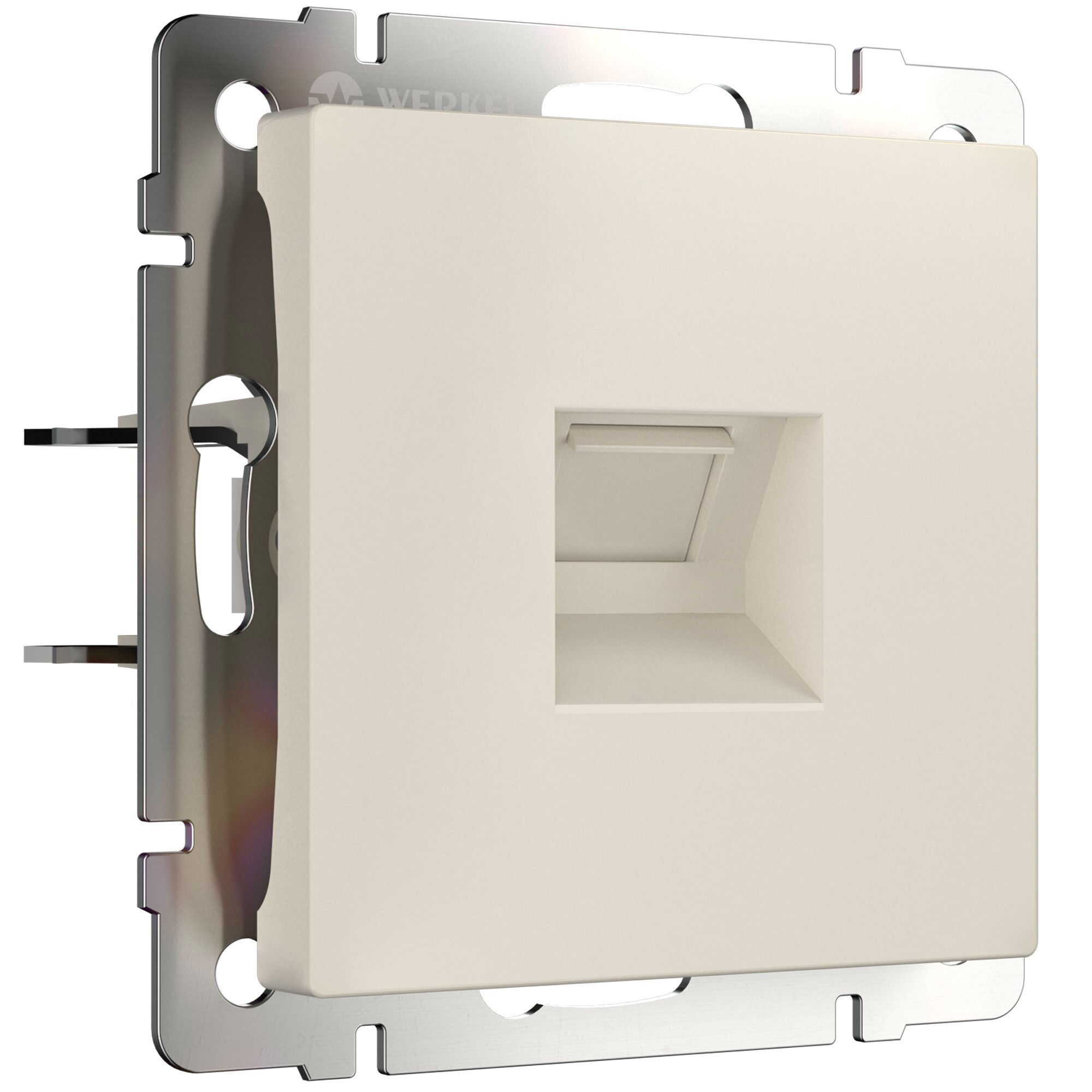Розетка Ethernet RJ-45 айвори матовый W1181062 Werkel