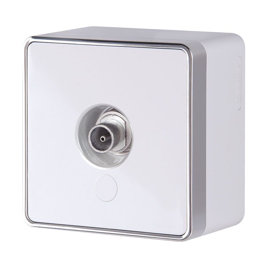 ТВ-розетка оконечная Gallant белая W5083001 Werkel